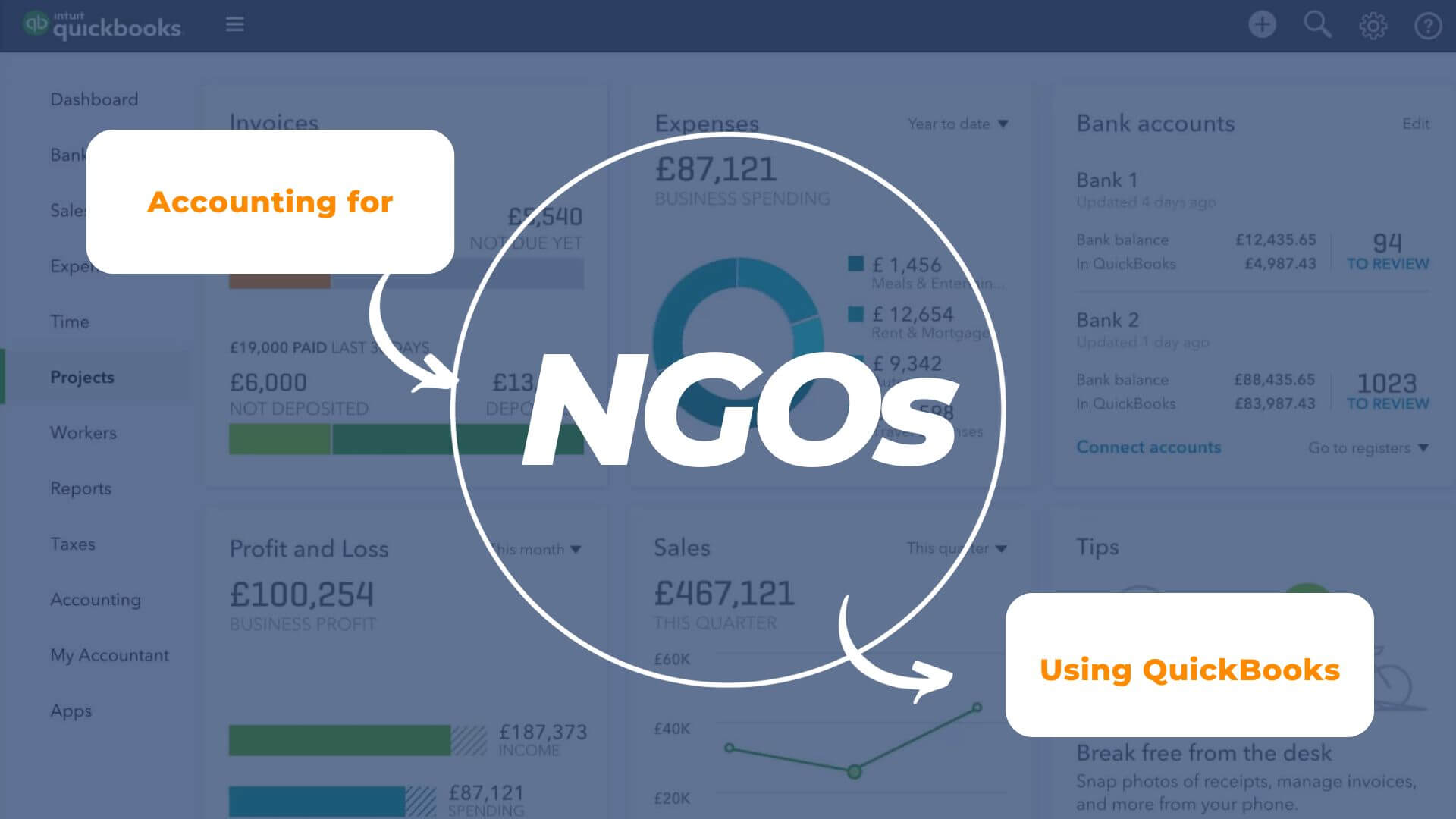 Training on Accounting for NGOs using QuickBooks