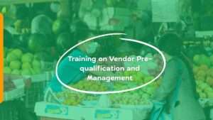 Training on Vendor Pre-qualification and Management