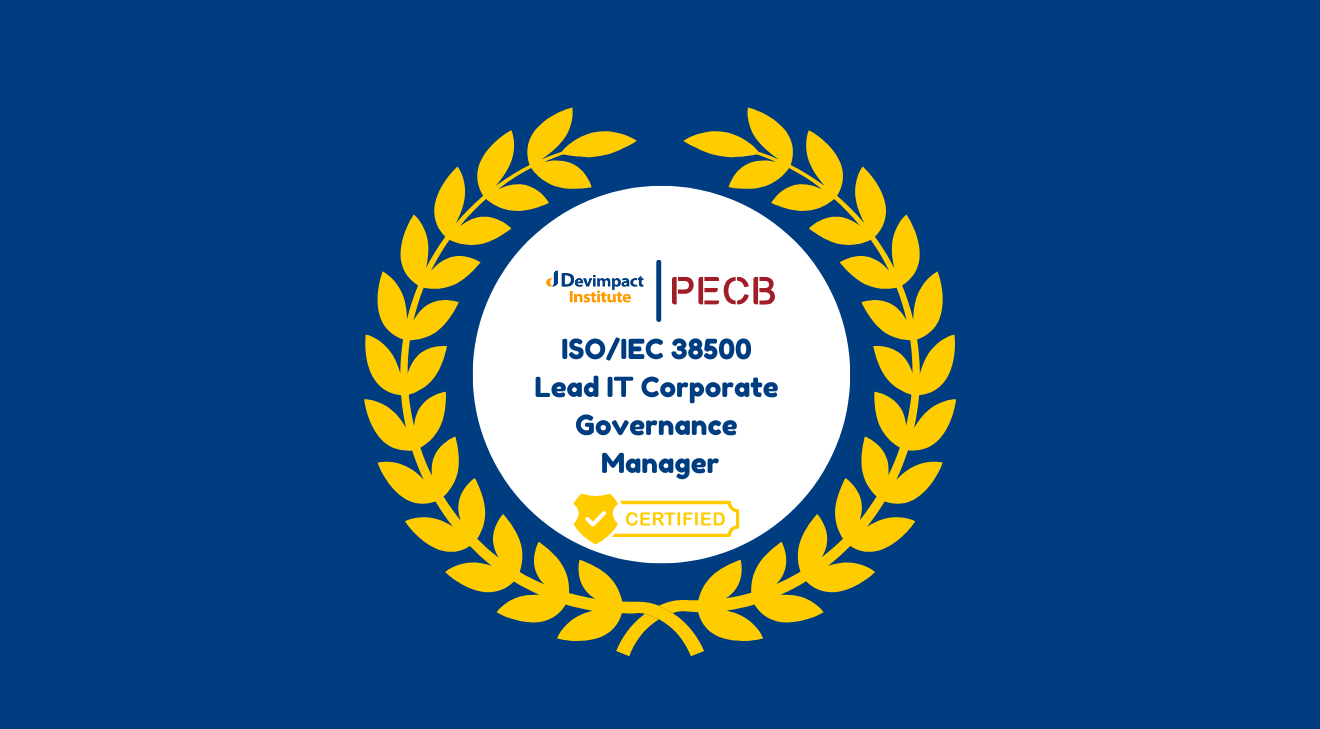 ISO/IEC 38500 Lead IT Corporate Governance Manager