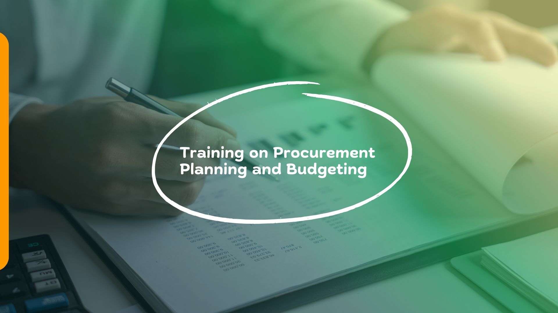 Training on Procurement Planning and Budgeting