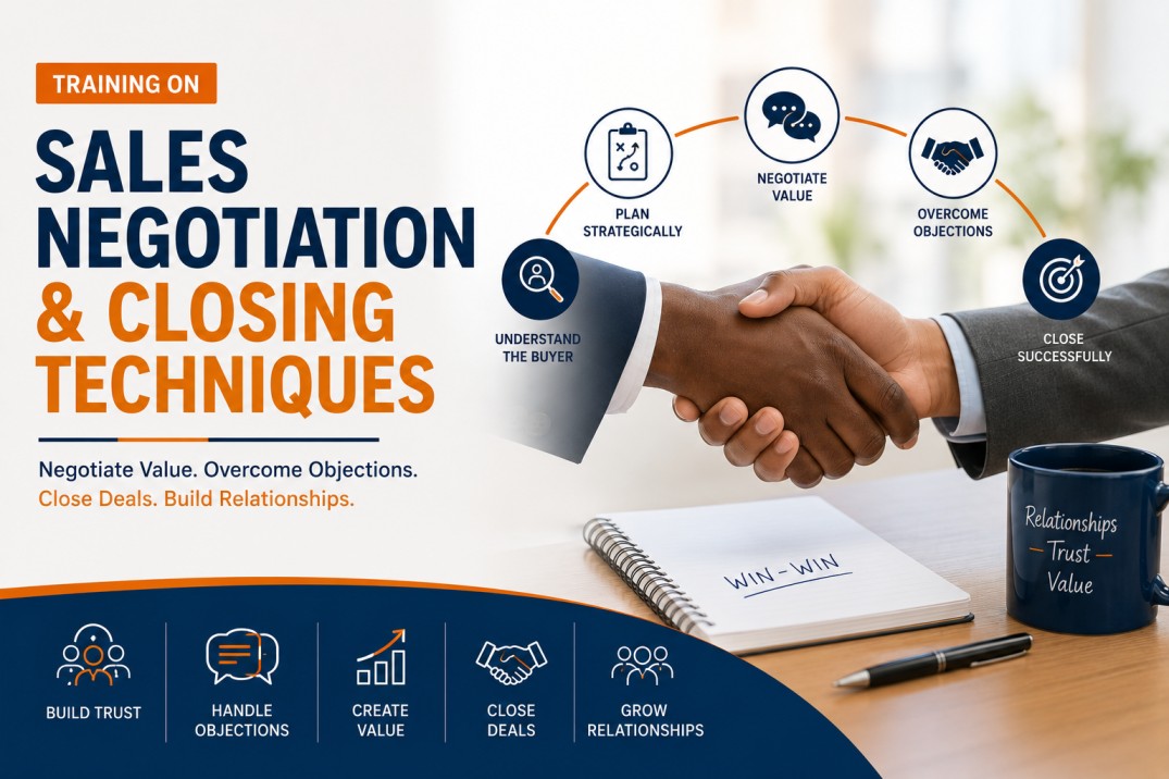 Training on Sales Negotiation and Closing Techniques