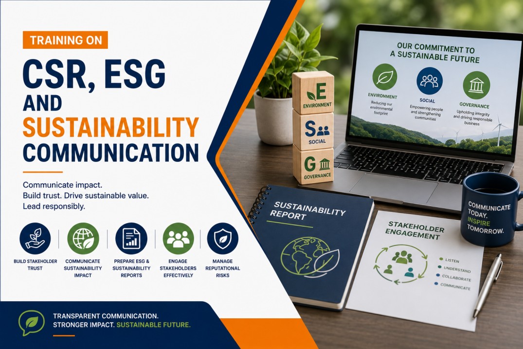 Training on CSR, ESG and Sustainability Communication