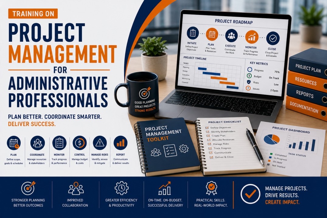 Training on Project Management for Administrative Professionals