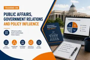 Training on Public Affairs, Government Relations and Policy Influence