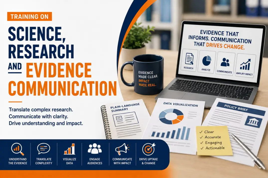 Training on Science, Research and Evidence Communication